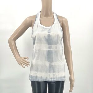 LULULEMON BLUE DYE SWIFTLY RACERBACK TANK